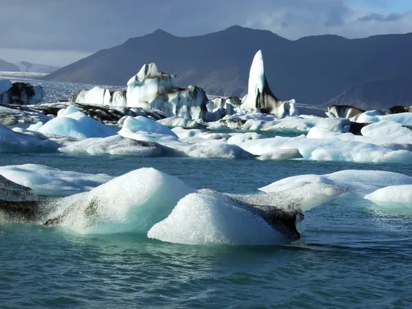 アイスランドの氷河 ロイヤリティフリーのストック画像