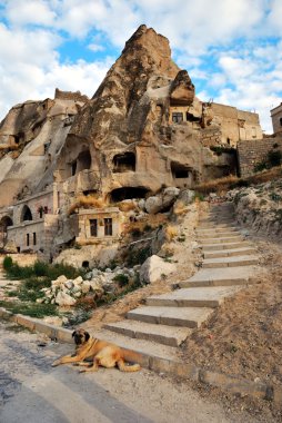 Cappadocia cave hotel clipart
