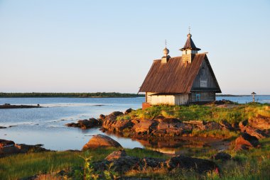 Wooden church clipart