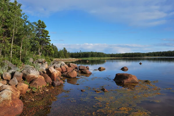 Ryssland north lake — Stockfoto