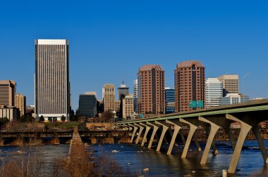 Cityscape of Richmond, Virginia. clipart