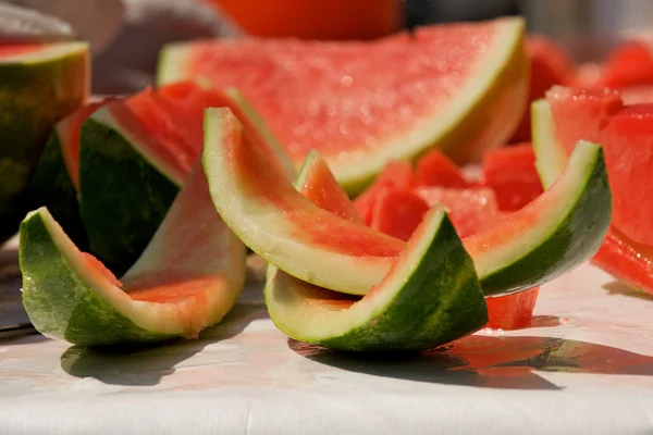 Watermeloen korst Stockfoto