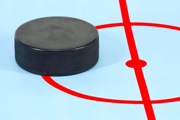 Washer for game in hockey — Stock Photo, Image