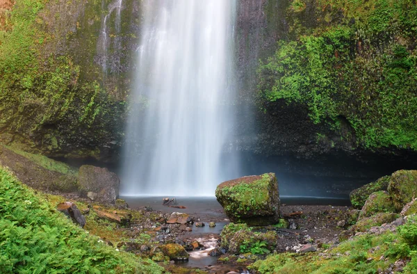 De daling van multnomah falls — Stockfoto
