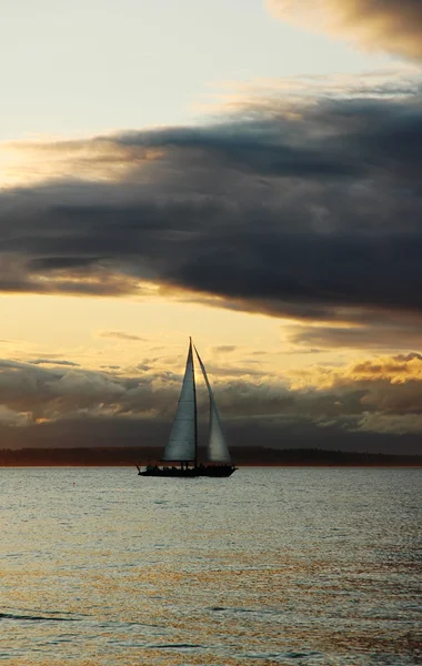 Sunset sail — Stock Photo, Image