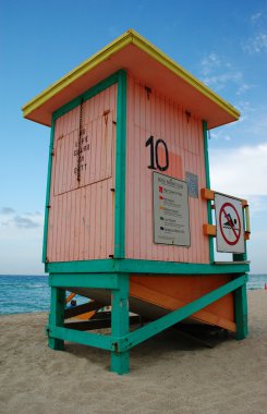 Lifeguard stands clipart