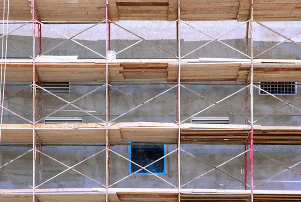 Lešení na budovu — Stock fotografie