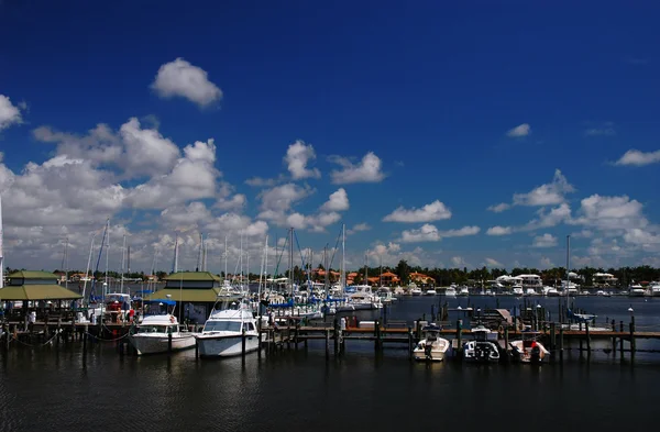 Marina at Naples Bay — Stock Photo, Image
