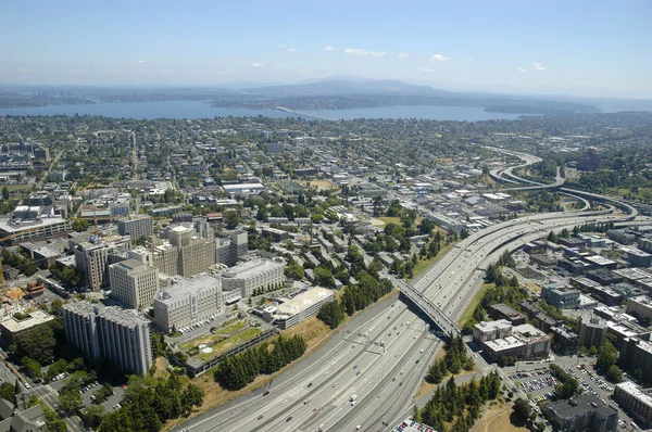 Seattle from above — Zdjęcie stockowe