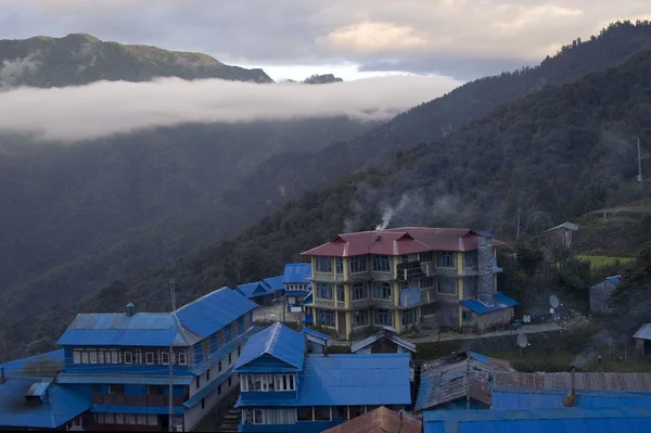 Ghorepani lodge, a Himalája — Stock Fotó