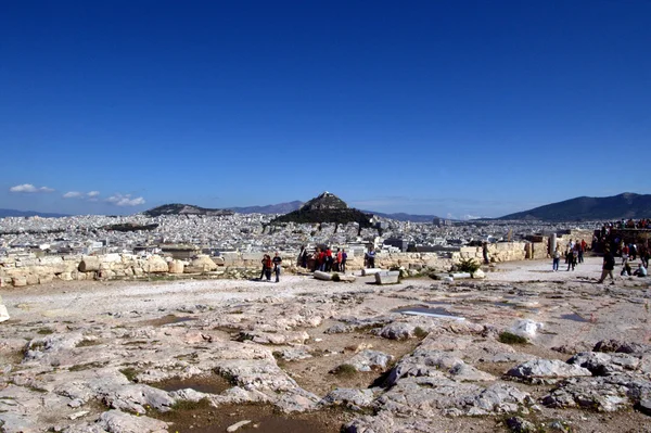 В Акрополе в Афинах — стоковое фото