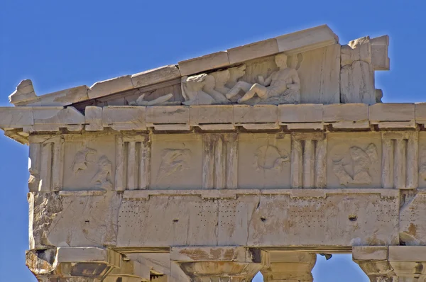 Top part of Parthenon — Stock Photo, Image