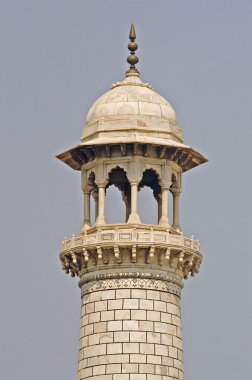 Hindistan'daki taj mahal Minare