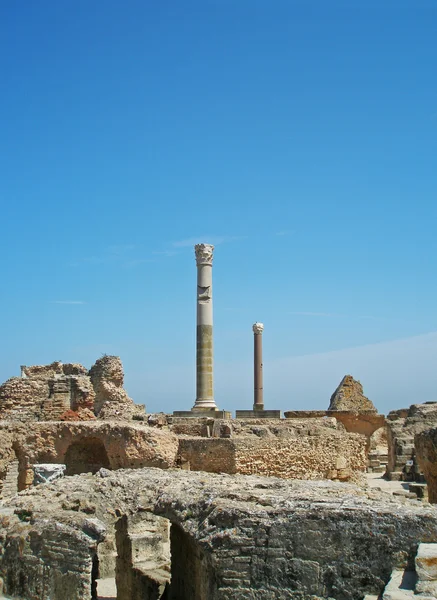 Kolommen in Carthago — Stockfoto