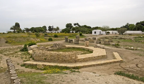Ruiner gamle havn i Karthago - Stock-foto