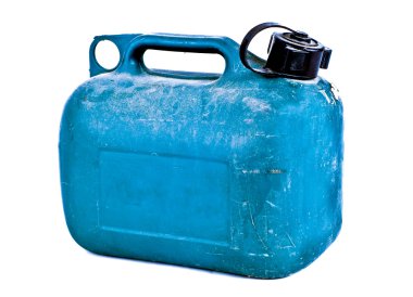 Green plastic gas can clipart