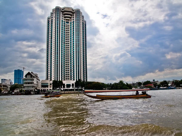 Bangkok aus dem Fluss — Stockfoto