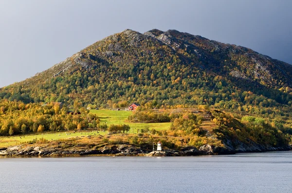 Норвежский пейзаж — стоковое фото
