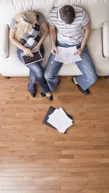 Couple Managing Personal Finances