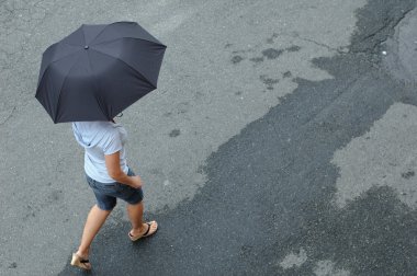 sokak şemsiye