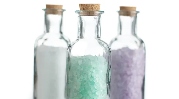 Сіль для ванни кольорові — стокове фото