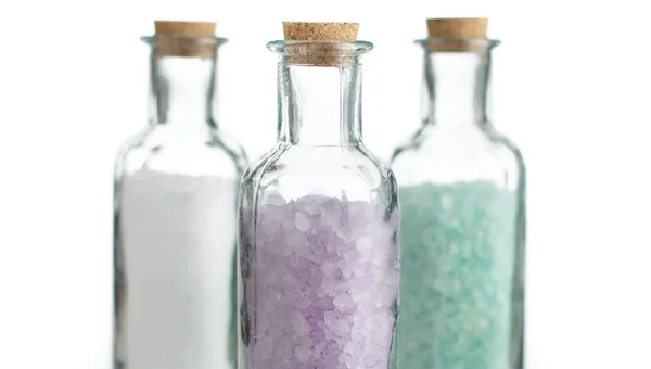 Sól do kąpieli kolorowe — Zdjęcie stockowe
