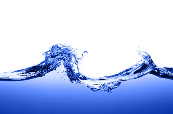 Голубая вода против белой — стоковое фото