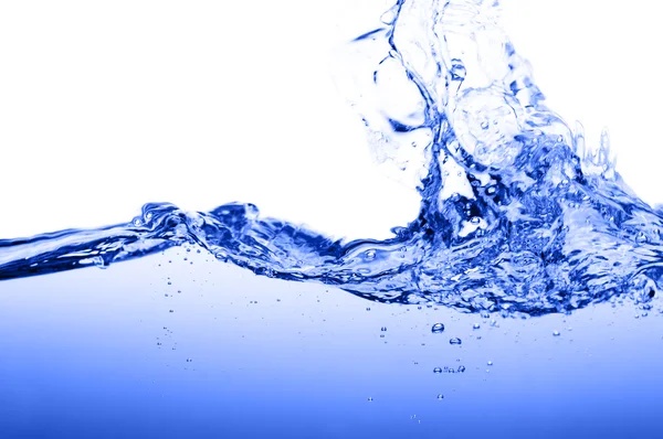 Acqua blu contro bianco — Foto Stock