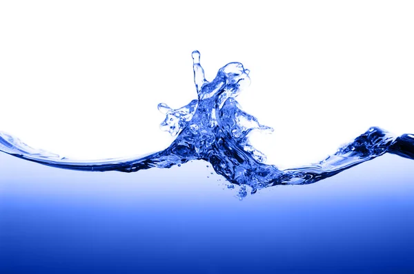 Blaues Wasser gegen weißes — Stockfoto