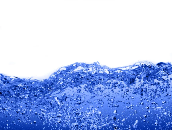 Μπλε νερό ενάντια στο λευκό — Φωτογραφία Αρχείου