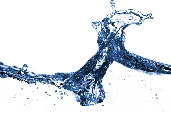 Klart vatten mot vit — Stockfoto