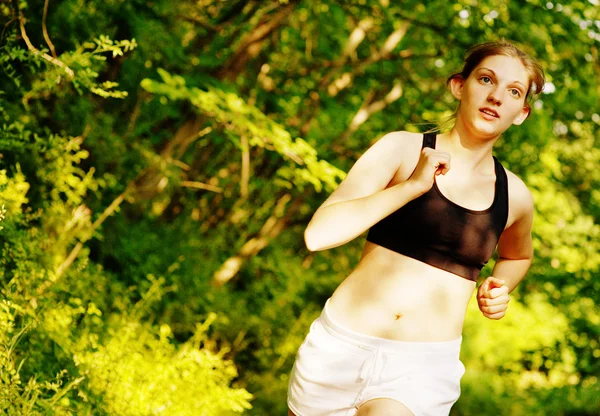 Mujer Trail Runner —  Fotos de Stock
