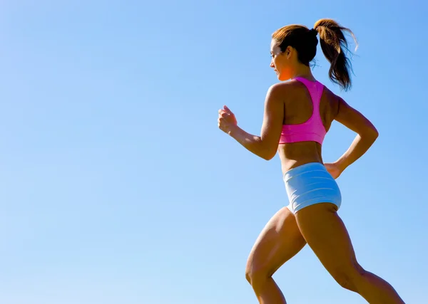 Athletic Woman Exercising — Stock Photo, Image