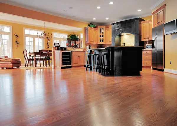 Home Interior With Wood Floor — Stock Photo, Image