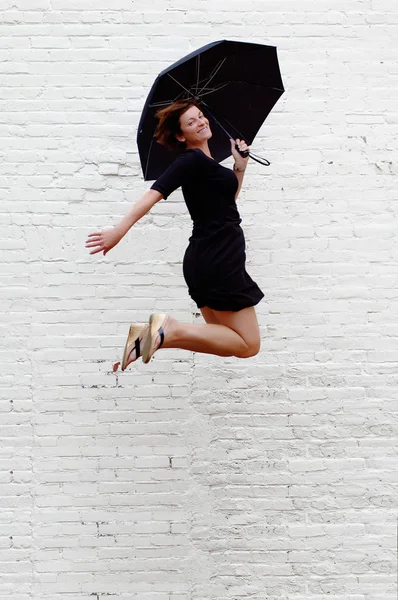 stock image Umbrella Jump!