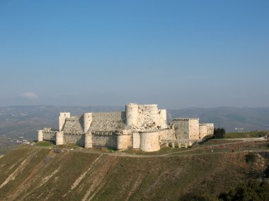 Crak des Chevaliers, common view. clipart