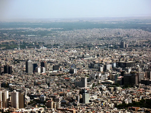 查看大马士革 — 图库照片