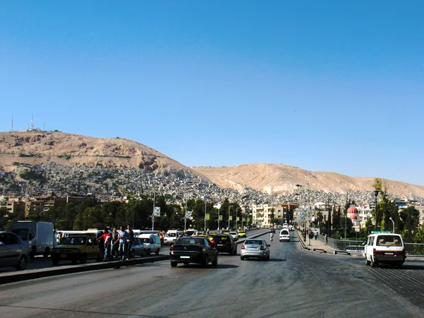 Damaszek, droga do Libanu — Zdjęcie stockowe