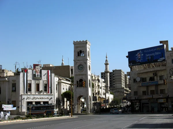 Centro de Hama, Síria . — Fotografia de Stock