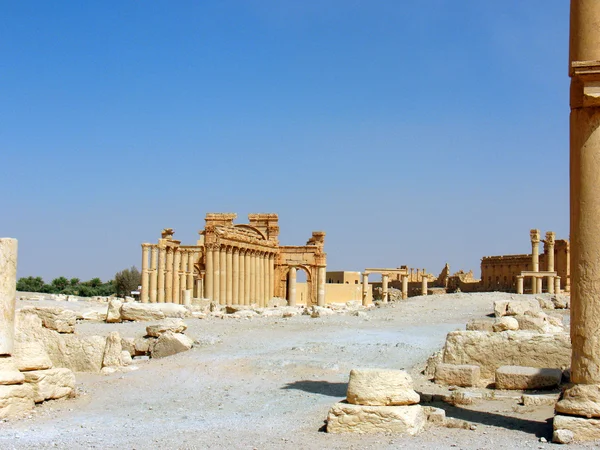 Palmyra - je perl v teplo — Stock fotografie