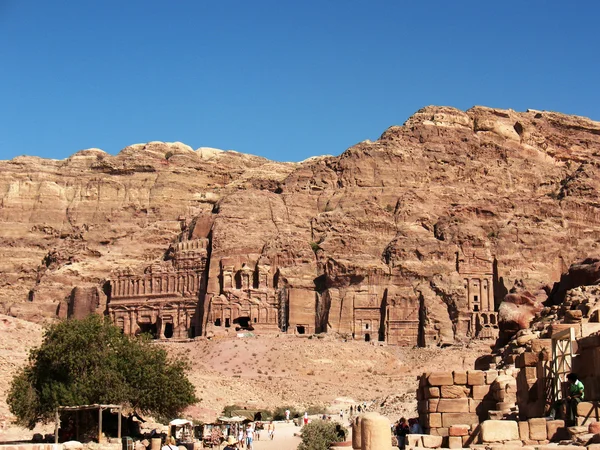 Petra. krajobraz księżycowy — Zdjęcie stockowe