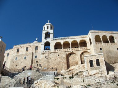 Syria, the monastery Safyta clipart