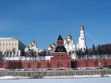 Moskova. kremlin görünümünü