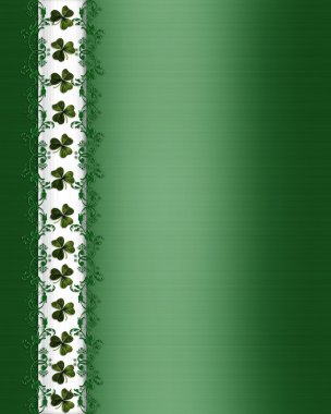 St Patricks Day Card Border clipart