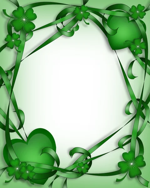 St. patricks day card irischer Hintergrund — Stockfoto