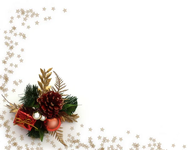 Jul dekoration gränsen design — Stockfoto