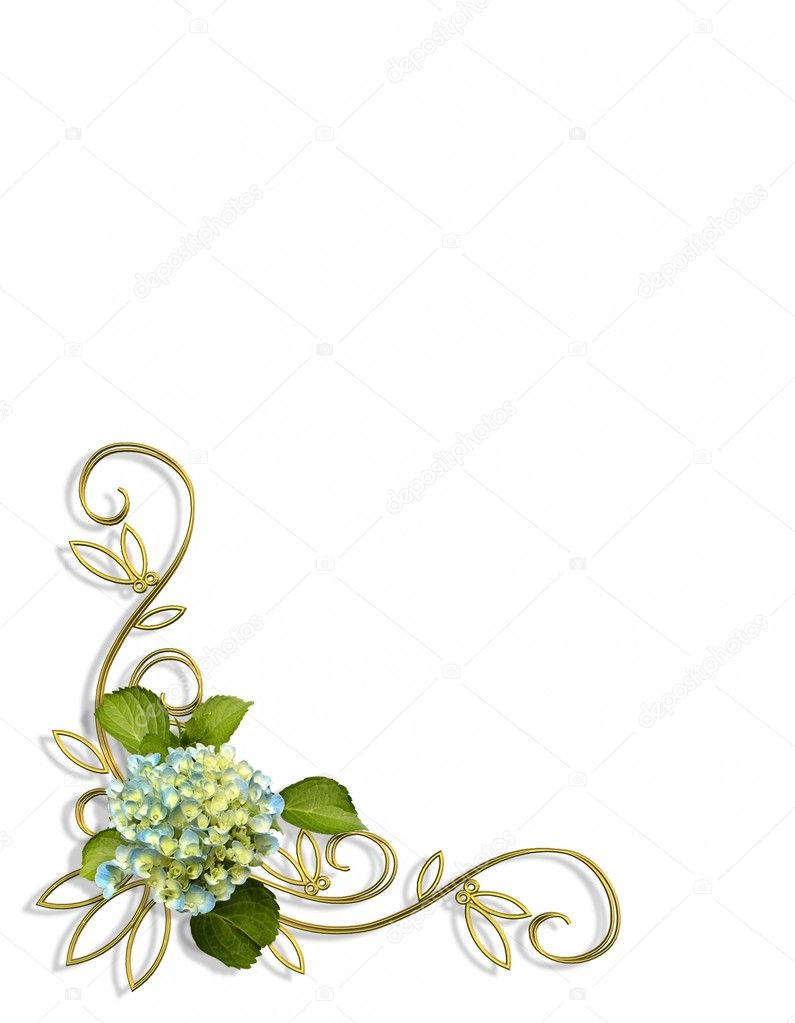 Hydrangea Floral Corner Design