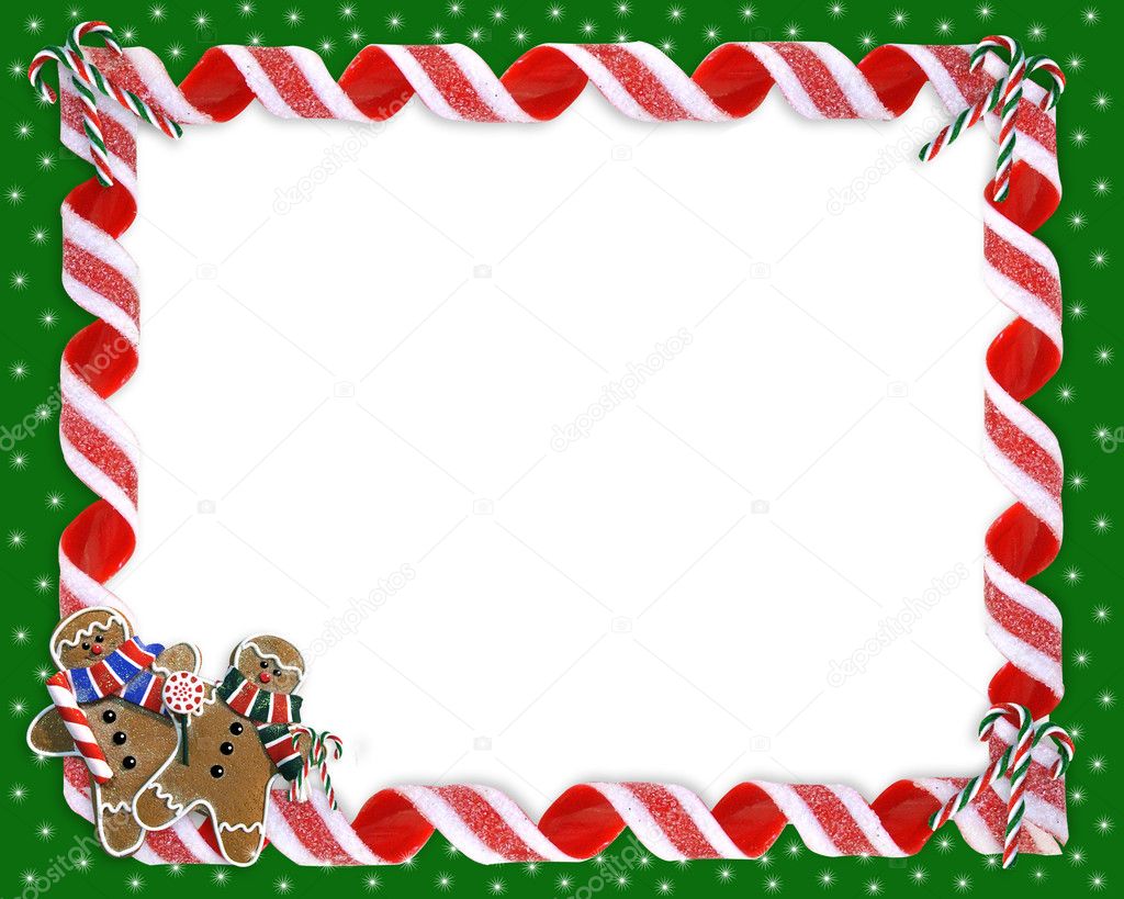 Christmas Border Cookies and Candy