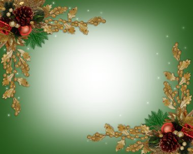 Christmas border elegant clipart