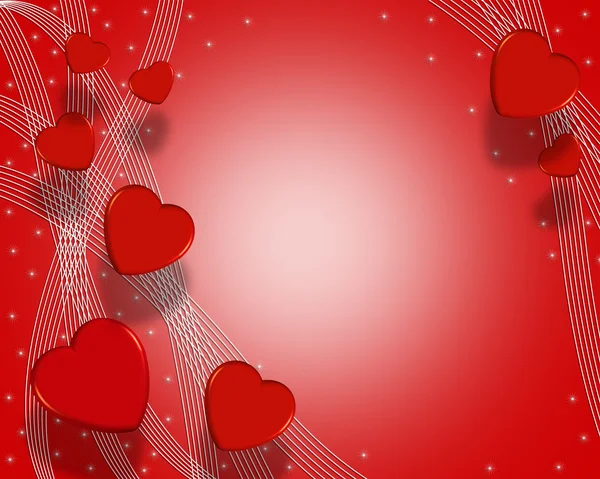 Walentynki tło serca — Zdjęcie stockowe
